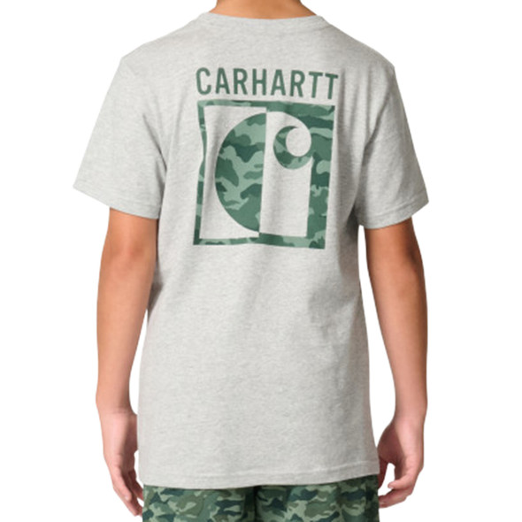 Carhartt Youth Camo Logo Short-Sleeve Shirt